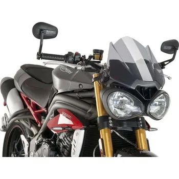 Plexi štít PUIG NEW GEN. SPORT 8929H kouřová TRIUMPH Speed Triple 1050 2016-2019