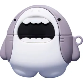 Příslušenství pro sluchátka Žralok pro AirPods 4 Tlumí nárazy Ochrana před poškrábáním a vlhkostí Snadný přístup k nabíjecímu portu Pohodlný úchop