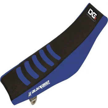 Motodíl BLACKBIRD Potah sedadla Double Grip 3 Black/Blue Yamaha 1248H