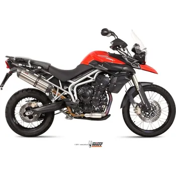 Motodíl Koncovka výfuku MIVV SUONO T.011.L7 Nerez / Karbonové víčko TRIUMPH Tiger 800 2011-2019