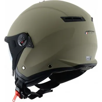 Helma na motorku Moto přilba ASTONE MINIJET S SPORT army matná 2H7257625