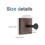 Samolepicí dřevěné háčky INCREWAY INC-YF012