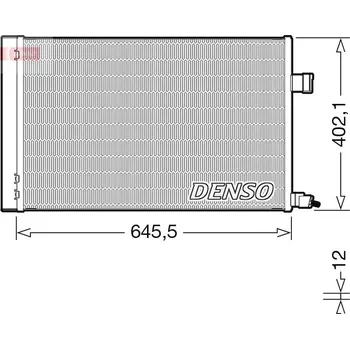 Auto-moto Kondenzátor, klimatizace DENSO DCN11009