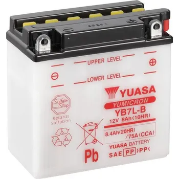Auto-moto Yumicron akumulátor vč. kyseliny YUASA YB7L-B 102137