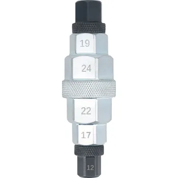 Auto-moto klíč na povolení osy předního kola 6 v 1, OXFORD (velikosti 12/14/17/19/22/24 mm) OX782