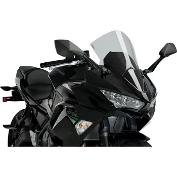 Plexi štít PUIG R-RACER 3880H kouřová KAWASAKI Ninja 650 K 2020-2020