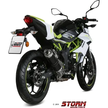 Auto-moto Koncovka výfuku STORM GP K.048.LXSB Černá ocel K.048.LXSB