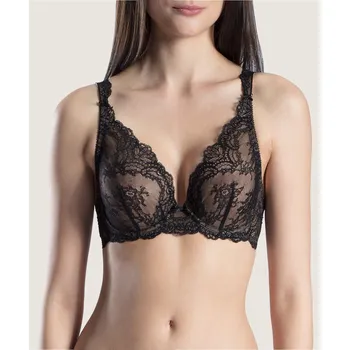 Souprava dámského spodního prádla Podprsenka AUBADE (OG12-02), Velikost 65E, Barva černá