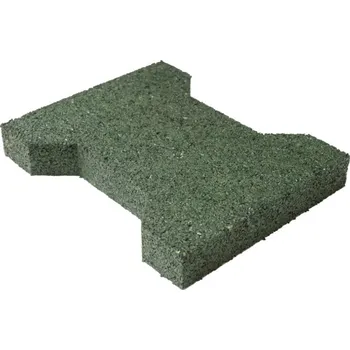 Venkovní dlažba Covernit Gumová zámková dlažba zelená