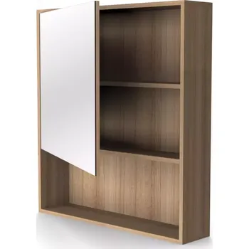 Koupelnový nábytek Skříňka se zrcadlem Nikki 60 dub