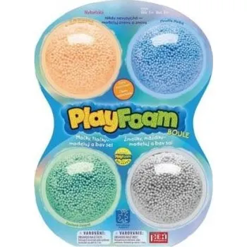 Modelovací hmota PlayFoam® 4pack-B Modelína/Plastelína kuličková 4 barvy na kartě 18x27x4cm