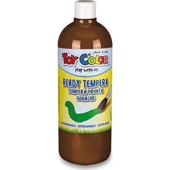 Vodová barva Temperová barva Ready Tempera, 1000 ml - hnědá