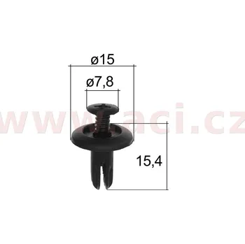 Motodíl plastový nýtek (sada 5 ks) 15186Z