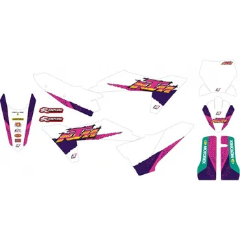 Motodíl BLACKBIRD Retro Nálepky Kit - KTM SX/SX-F 2548AA