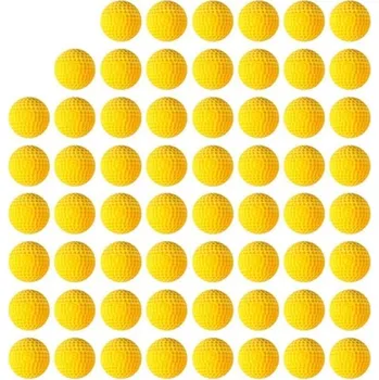 Dětská zbraň Pěnové střelivo žluté kuličky 50 ks průměr cca 2,2 cm Kompatibilní munice pro Nerf Rival Náhradní kulaté náboje do dětských blasterů