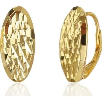 Náušnice Pozlacené stříbrné náušnice JVD SVLE3518XJ6GO00