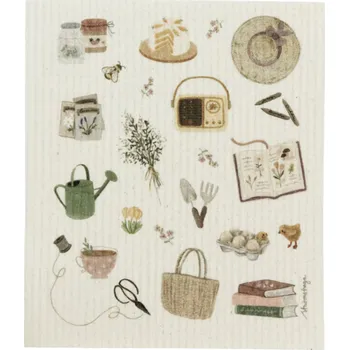 Utěrka Strömshaga Přírodní houbová utěrka Alva Garden Life