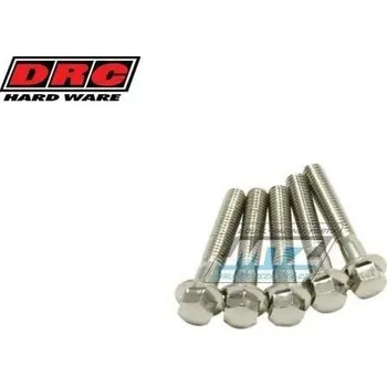 Auto-moto Šroub NEREZ s integrovanou podložkou FLANGE - DRC M6 Stainless Flange Bolt - DRC D58-35-235 - M6x35mm DF5835235