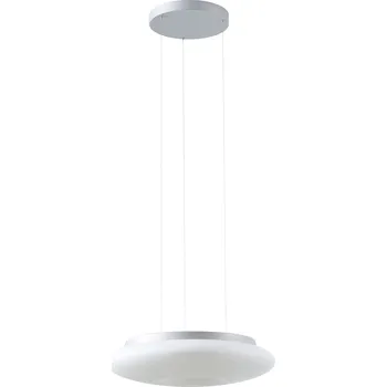 OSMONT SATURN LE2 závěsné skleněné svítidlo stříbrná / bílá IP20 3000 K 31W LED DALI (původní kód OS 67430) - OSMONT OS SAT67430