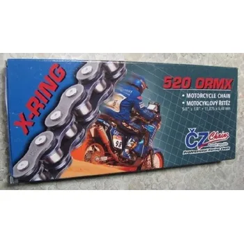 Řetězová sada pro motocykl Řetěz ČZ 520 ORMX 118 článků zlatý 2H88005699
