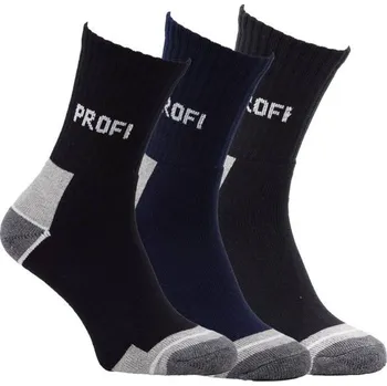 Pánské ponožky Bavlněné froté zpevněné pracovní ponožky RS 43-46 mix barev