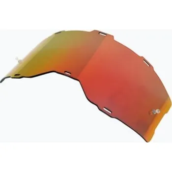 Motocyklové brýle Sklo do brýlí JUST1 NERVE zrcadlové červené 2H35344702