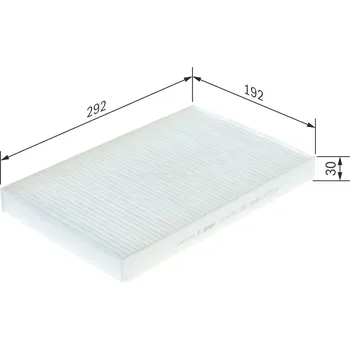 Klimatizace automobilu Filtr, vzduch v interiéru BOSCH 1 987 432 258
