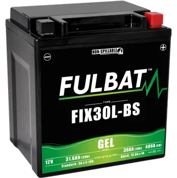 Motobaterie Gelová baterie FULBAT FIX30L-BS GEL HARLEY DAVIDSON FLHT 1600 Electra Glide Standard 2007-2010