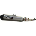 Náhradní tlumič YASUNI - hliníkový vzhled Titanium/ABS SILC120-05R