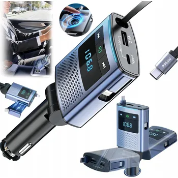 IP kamera BLUETOOTH VYSÍLAČ 5.4 FM AUDIO PD RYCHLÁ AUTOMOBILOVÁ 12/24V