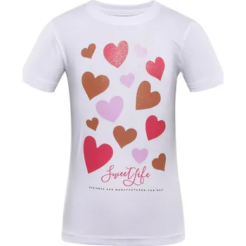 Pánské tričko NAAK Dětské tričko Nax Loreto 116-122 - Měkká Bavlna s Živým Tiskem KAŠTANOVÁ|RŮŽOVÁ|VÍCEBAREVNÁ