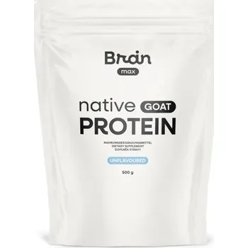 Protein BrainMax Native Goat Protein 500 g bez příchutě