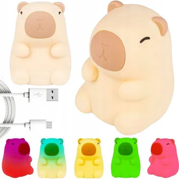 Lampička Noční lampa SMD LEDline hnědá