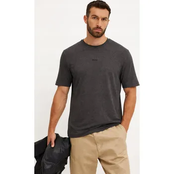 Pánské oblečení BOSS Pánské Tričko Šedé M