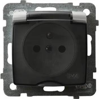 Elektrická zásuvka Elektrická Zásuvka Ospel stříbrná