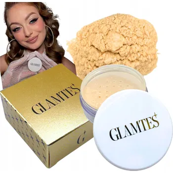 Pudr Sypký pudr GLAMTES Soft Satin Pudr na obličej Transparentní 8 g
