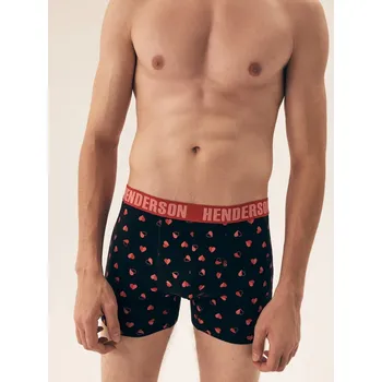 Boxerky Henderson pro muže- černé- široký elastický pas, Černá XXL i384_85875656