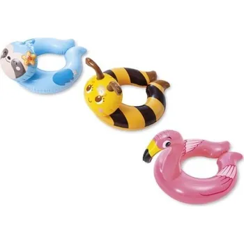 Kruh nafukovací zvířátko cca 66x55cm 3 druhy v sáčku 3-6 let