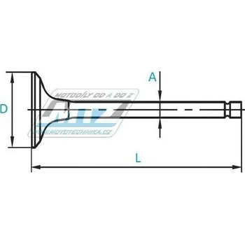 Auto-moto Ventil sací titanový Husqvarna TE250+TE310 / 10-12 + TC250 / 09-11 28.8A00A6359