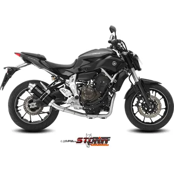 Motodíl Výfuk kompletní 2x1 STORM GP Y.045.LXSB Černá ocel 74.Y.045.LXSB