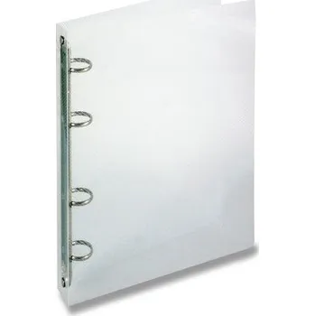 4kroužkový pořadač Transparent, A4, 20 mm - průhledný