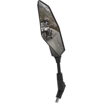 Zrcátko pro motocykl zpětné zrcátko univerzální, Kite závit M10, OXFORD (černé, 1 ks) aplikace L OX155