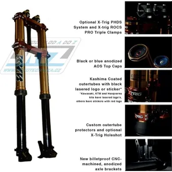 Vidlice KYB FACTORY - pružinové kompletní vidlice KTM SX+SXF + Husqvarna TC+FC / 15-24 + Gas-Gas MC+MCF / 21-24 K162019000201