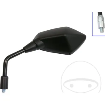 Zrcátko pro motocykl Zpětné zrcátko JMP ZR 0052 černý levý KAWASAKI Z 750 R 2011-2014