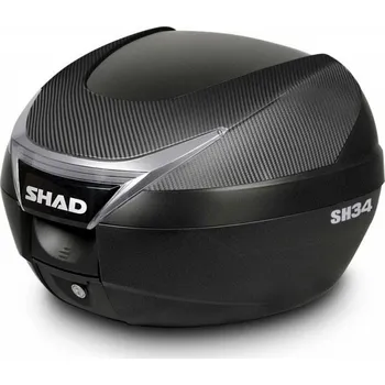 Zavazadlo na motocykl Vrchní kufr na motorku SHAD SH34 D0B34106 Karbon HYOSUNG GT 125 Comet 2006-2011