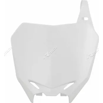 RACETECH Přední registrační značka bílá Suzuki RM-Z250/450 R-TBRMZBN0008