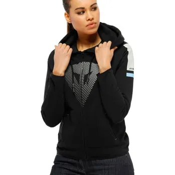 Dámská mikina Dámská mikina DAINESE FADE LADY FULL ZIP HOODIE černo/šedo/světle modrá 2H11325229