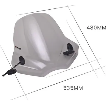 Plexi štít PUIG TOURING II 5267H kouřová KAWASAKI Z 800 E 2013-2017