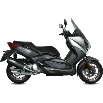 Motodíl Koncovka výfuku MIVV MOVER MV.YA.0002.LV Černě lakovaná nerezová ocel YAMAHA YP 125 X-MAX 2017-2020