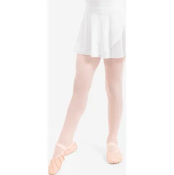 DOMYOS Dívčí baletní sukýnka zavinovací 7 LET BÍLÁ